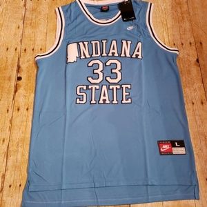 Larry Bird Indiana State Nike Jersey size L